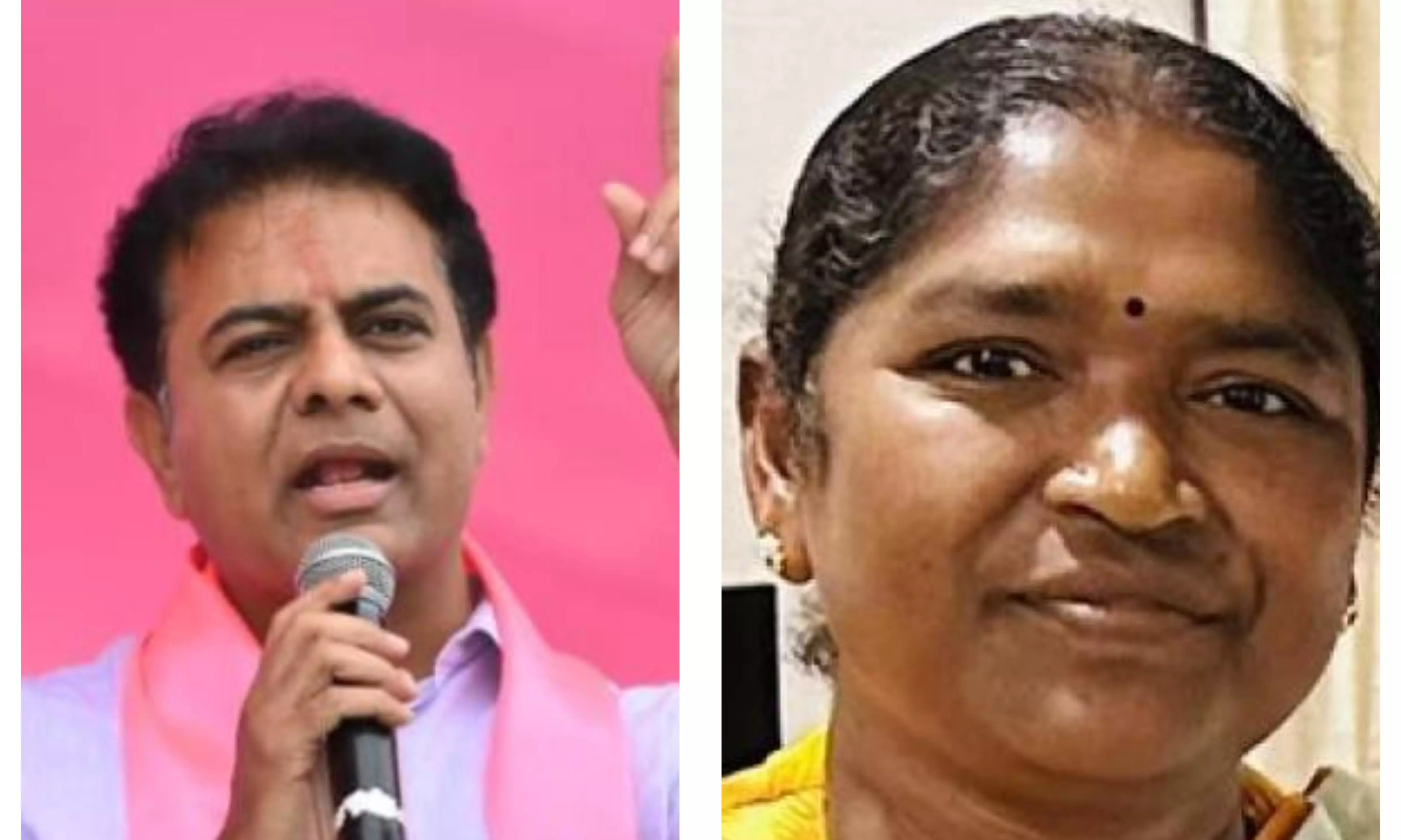 Why KTR fears jail despite his yoga claim: Seethakka