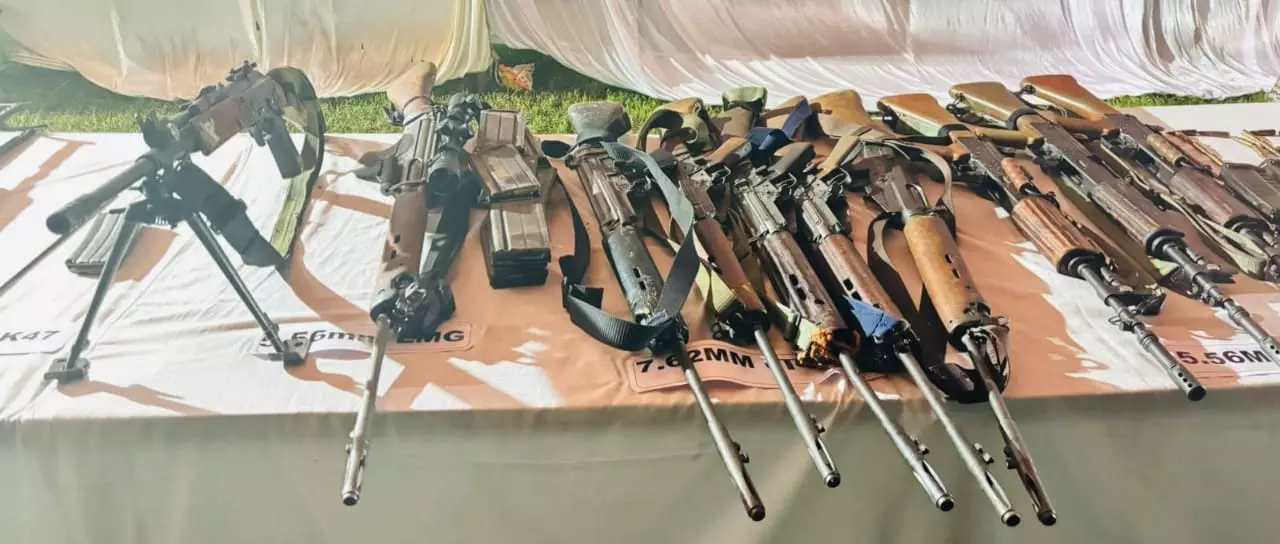 Arms, ammunition recovered in Manipur