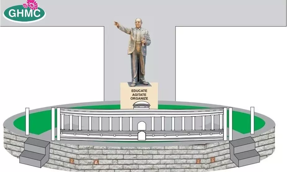 Another Dr B.R. Ambedkar Statue at Tank Bund?