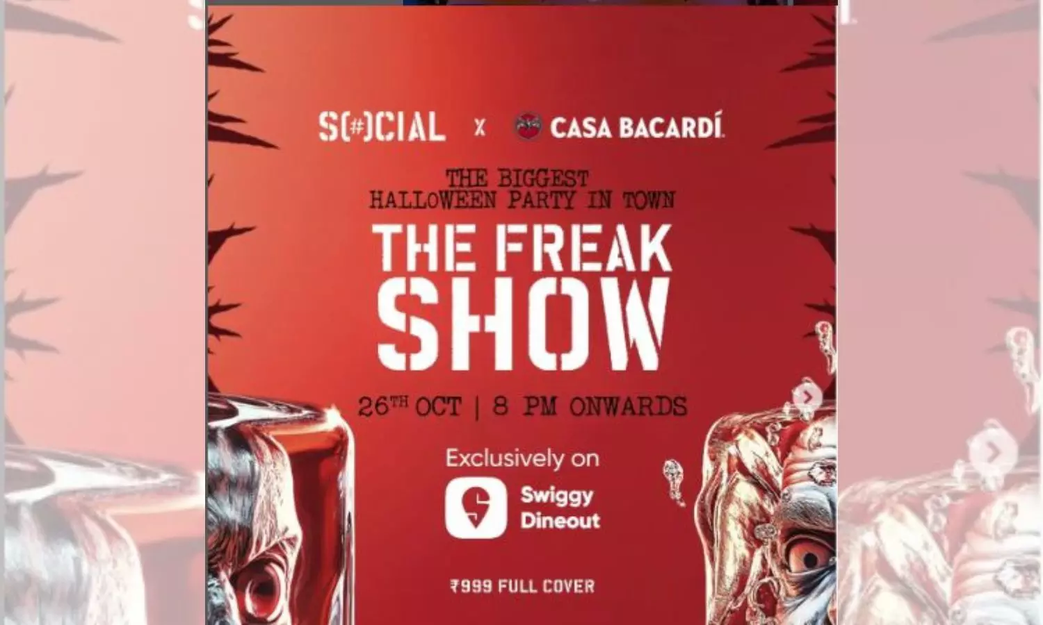 SOCIAL presents The Freak Show: The Biggest Halloween Party In Town!