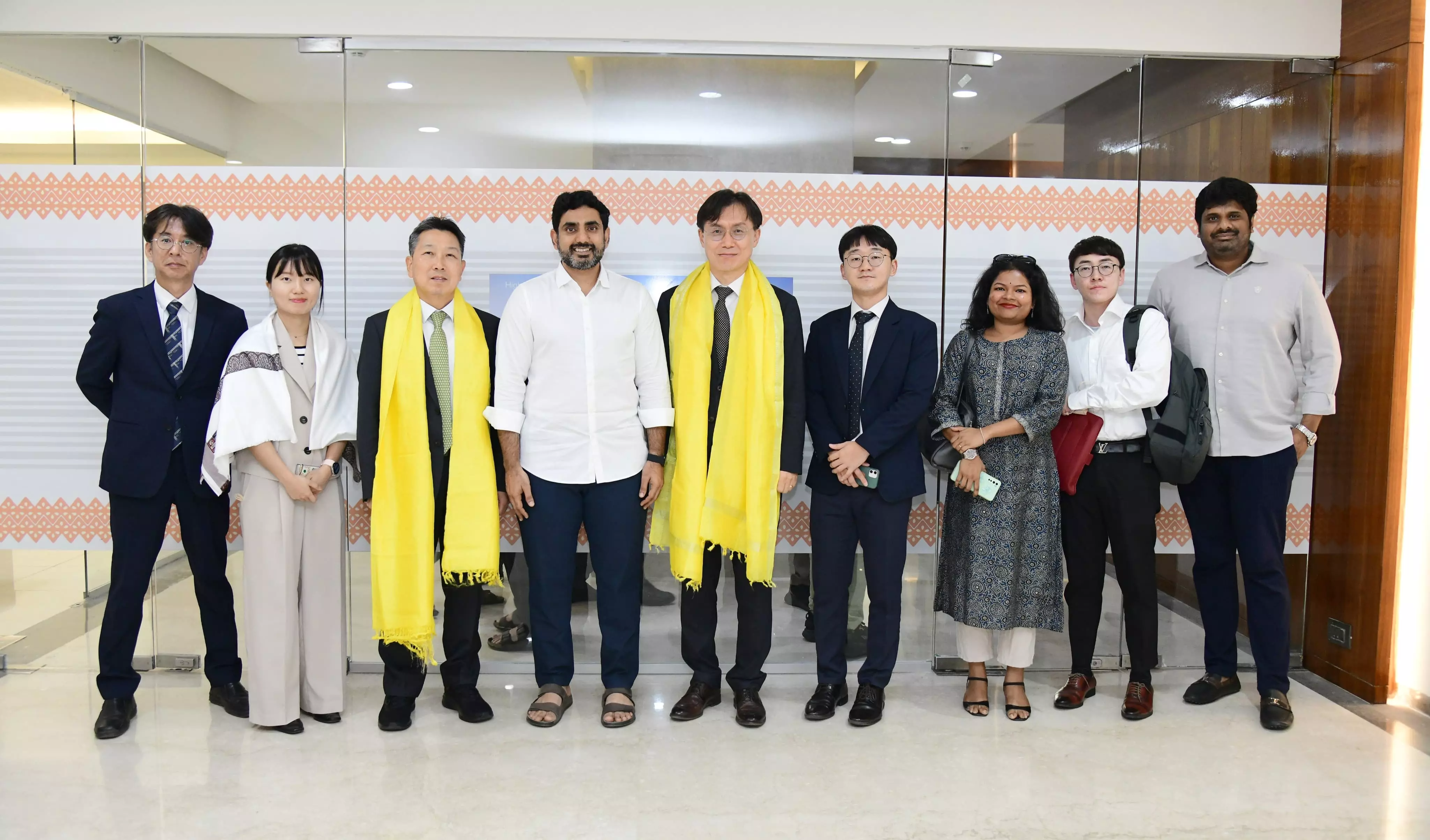 High-Level South Korean delegation meets Lokesh, expresses interest in investing in AP