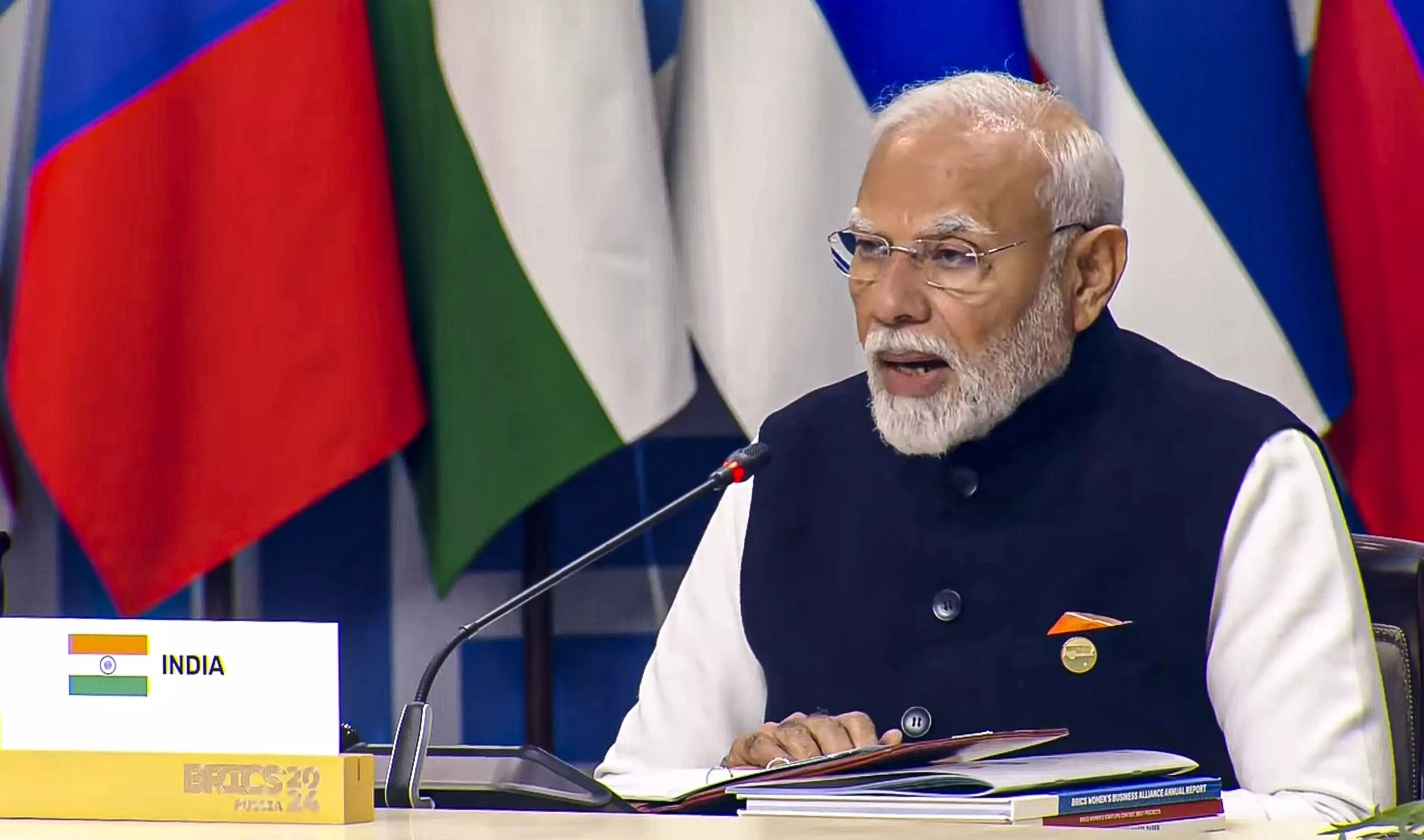 India supports dialogue and diplomacy, not war: PM Modi at BRICS Summit