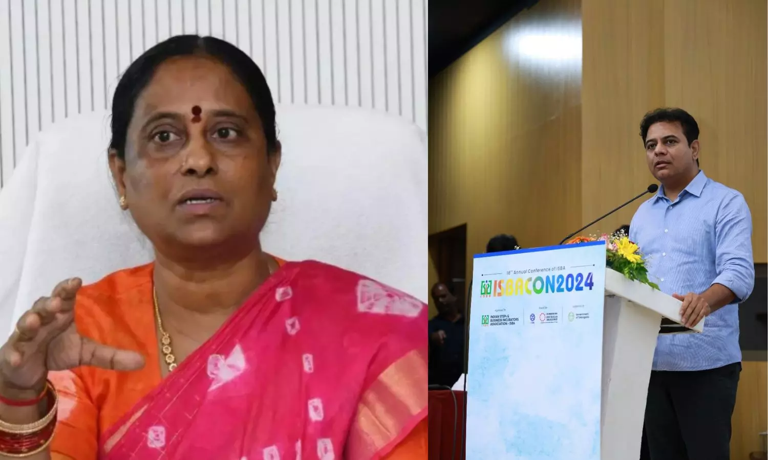 Stop derogatory remarks against KTR, Hyderabad city court tells Surekha