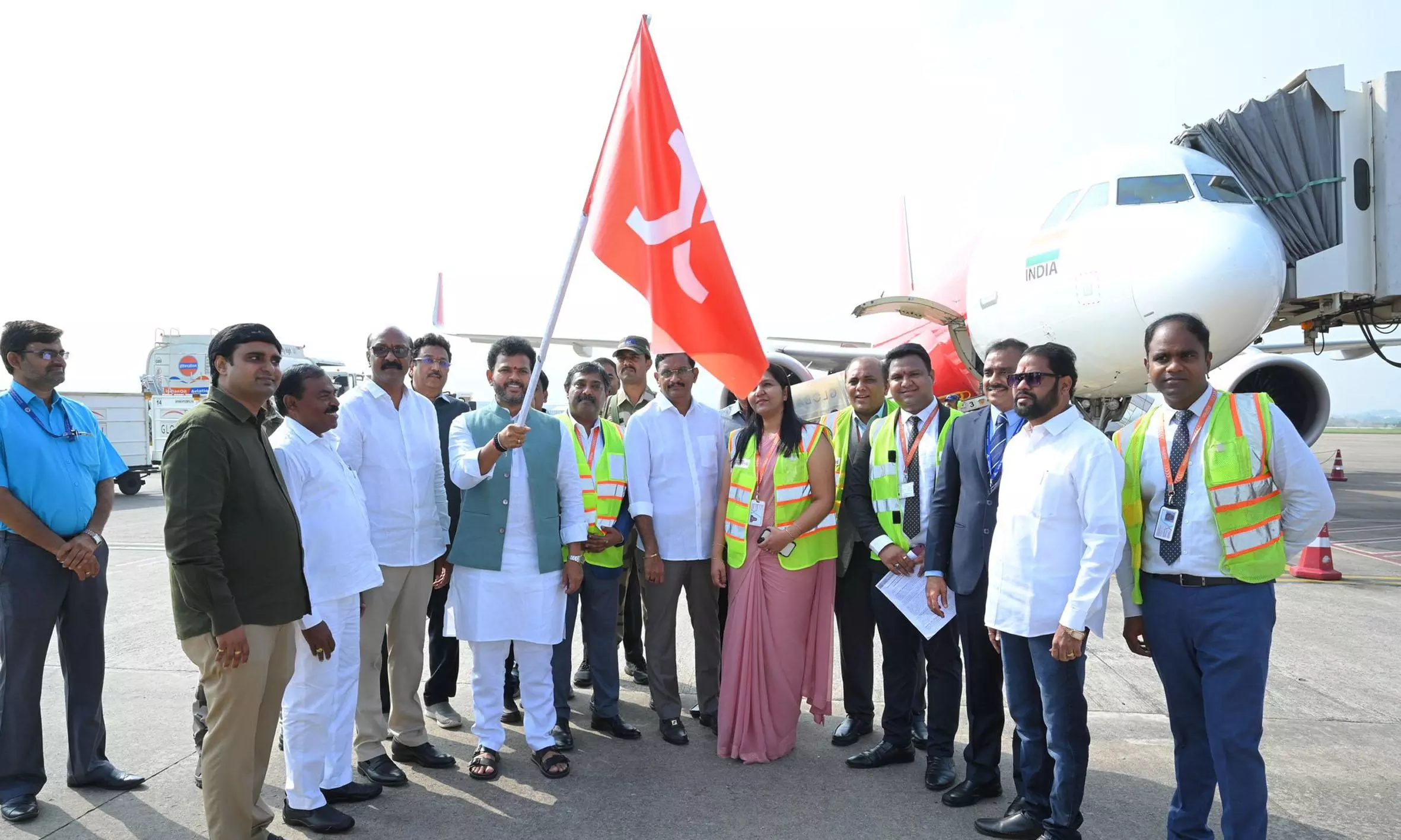 Aviation Minister Starts Two New Vizag-Vijayawada Flights