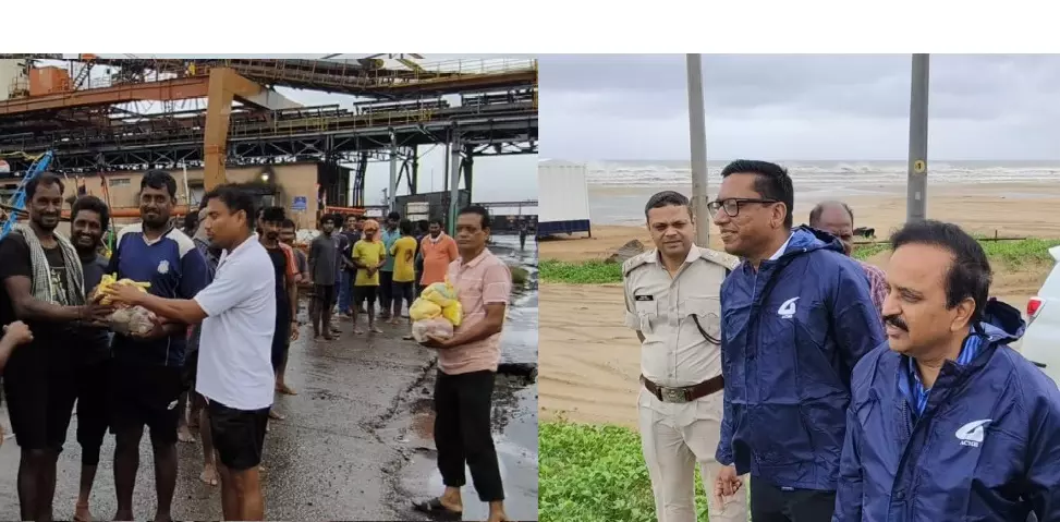 Paradip Port Authority exhibits resilience and preparedness during cyclone Dana