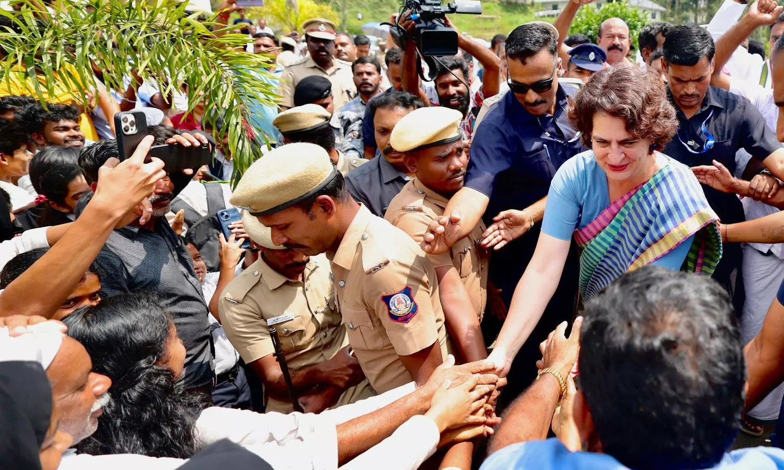 Priyanka Gandhi launches campaign in Wayanad