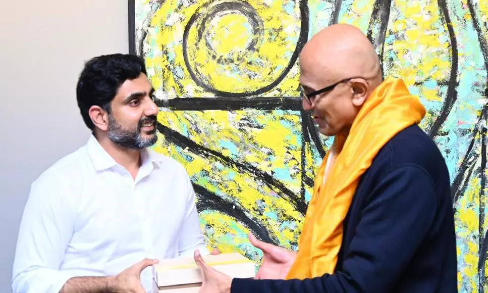 Lokesh Seeks Microsoft’s Help for Digital Governance in AP