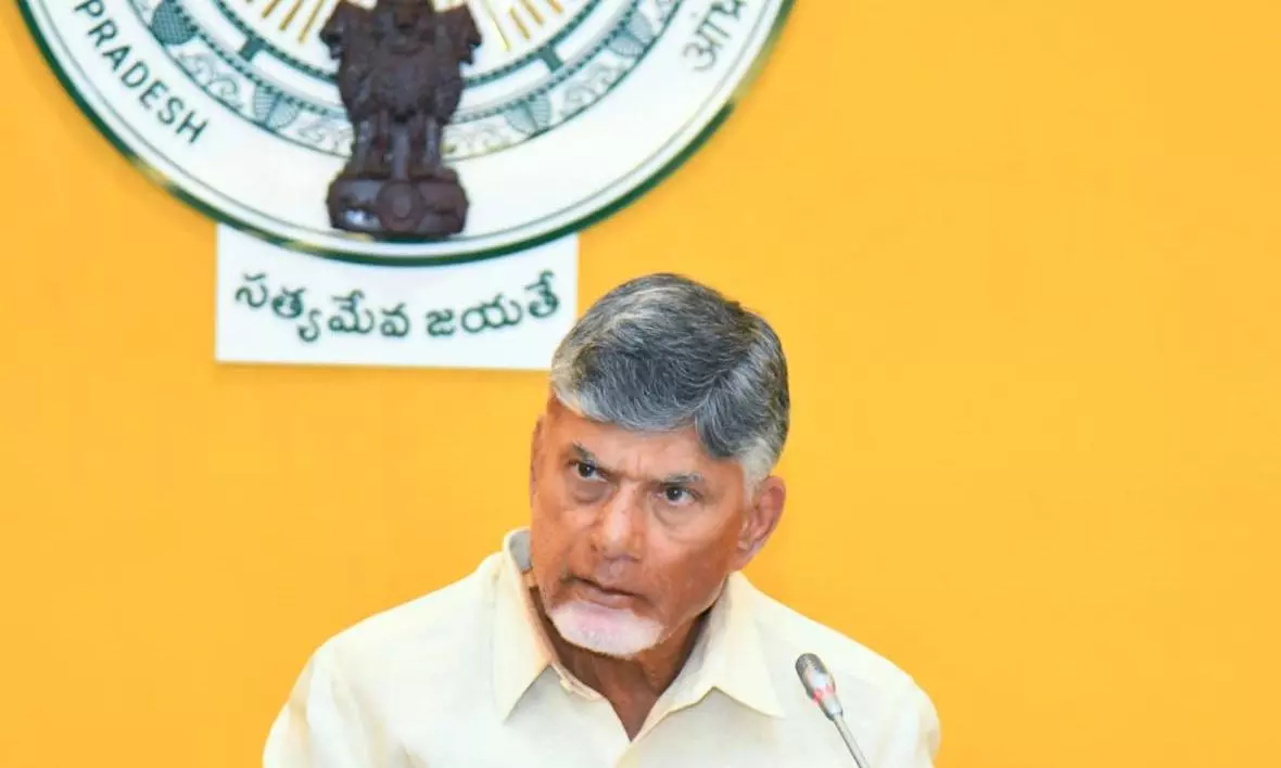 CM Naidu warns jail to land grabbers