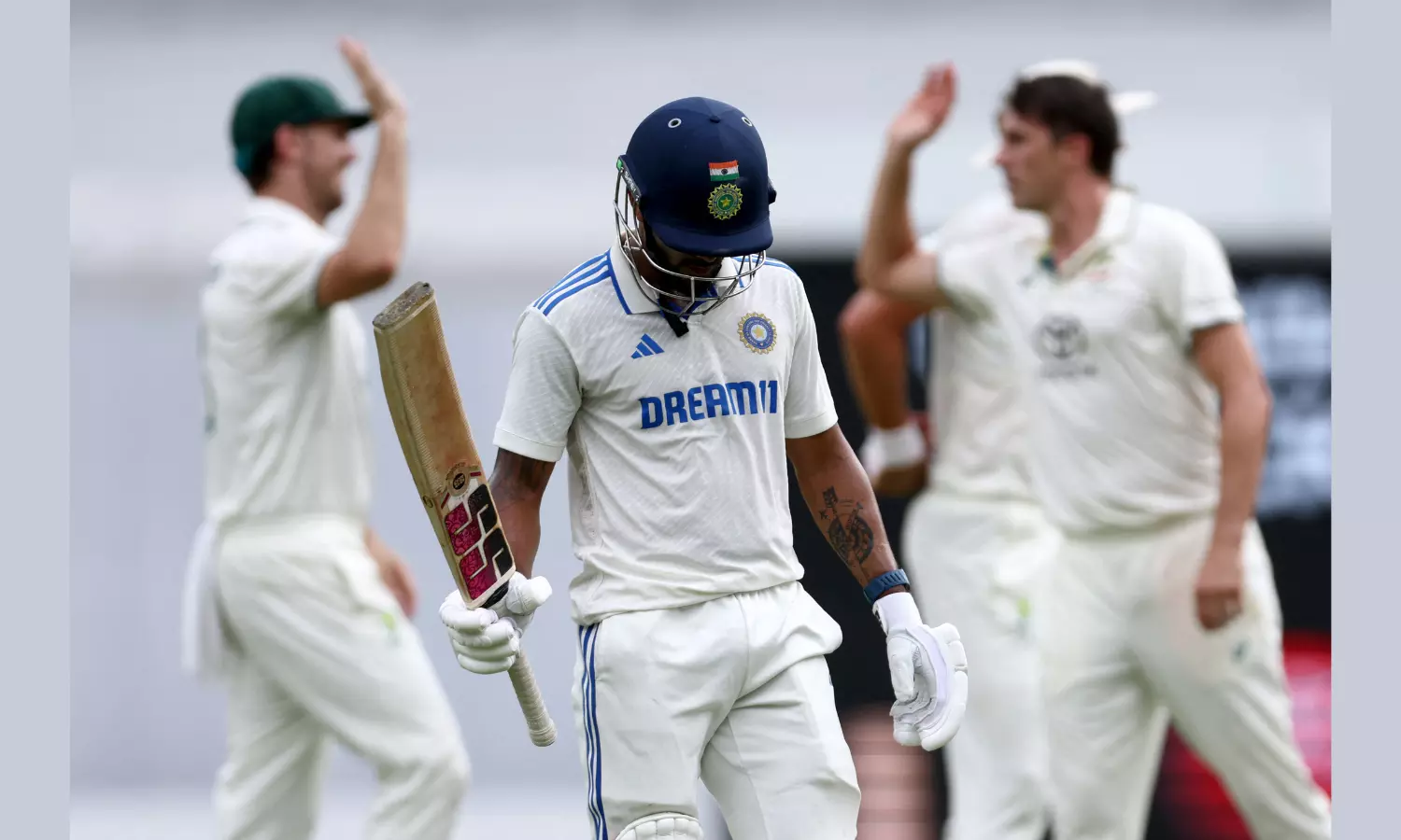 Gabba Test: India struggles at 201/7 at tea on Day 4, need 45 runs to avoid follow-on