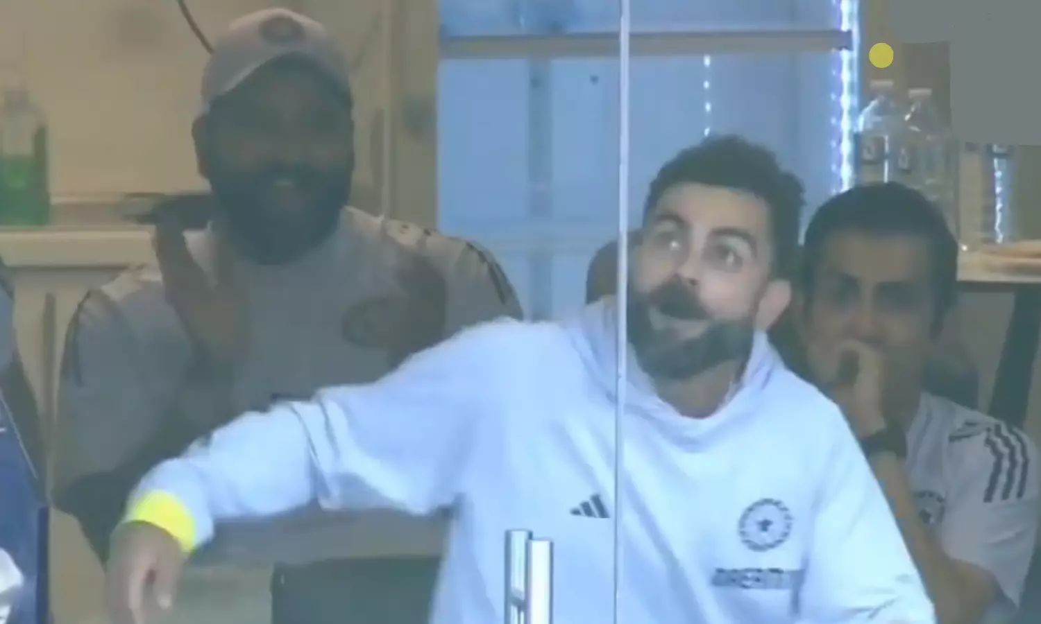 Indian dressing room erupts with joy as tailenders rescue team from follow-on danger