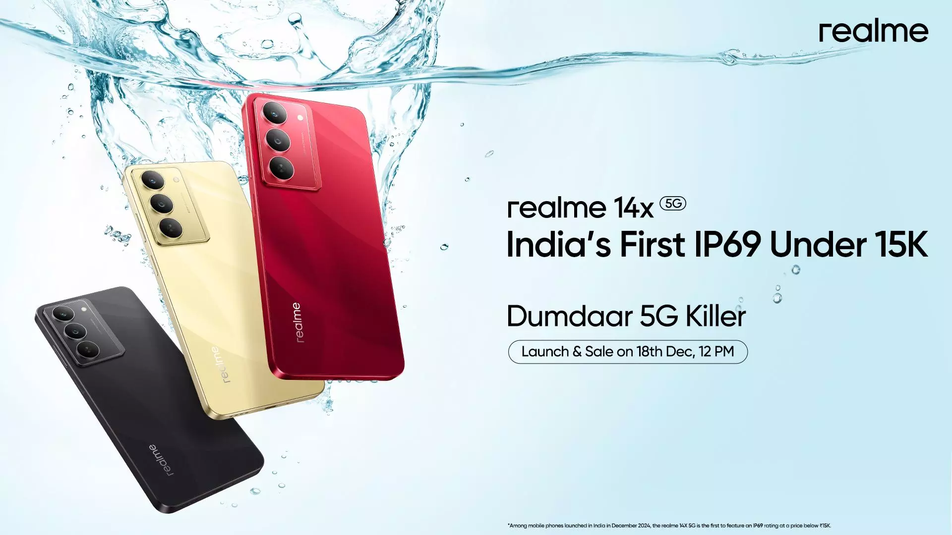 Realme 14x 5G Specifications, Price in India