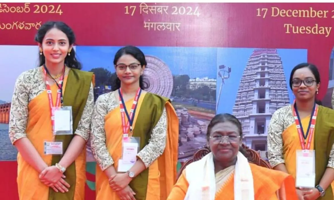 Mangalagiri Cotton, Silk Attract Attention at Aiims Convocation