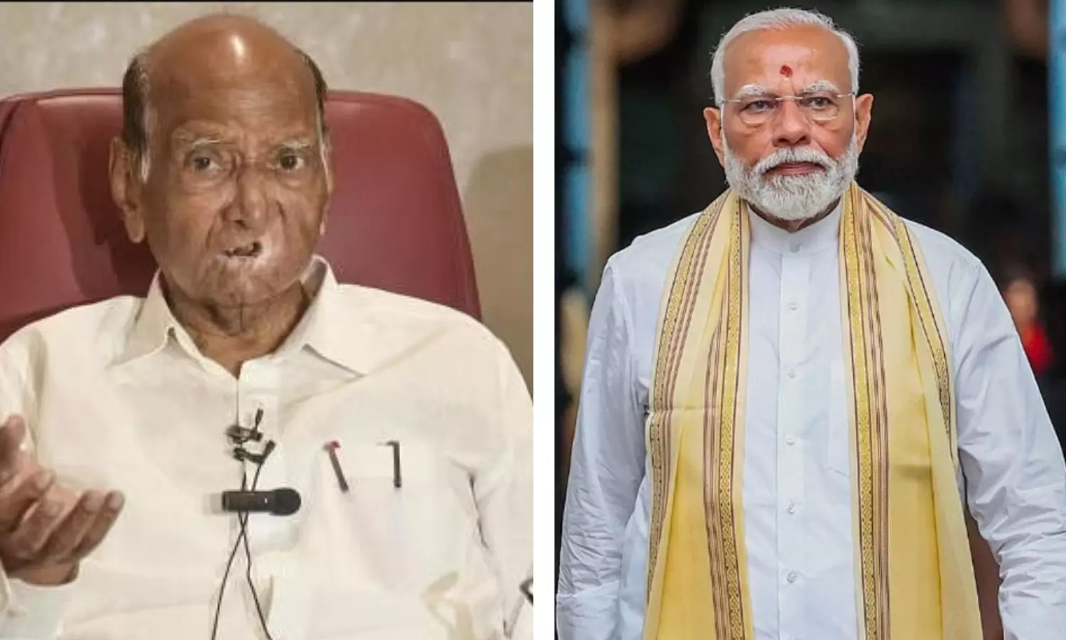 Sharad Pawar meets Modi along with two farmers from Maharashtra