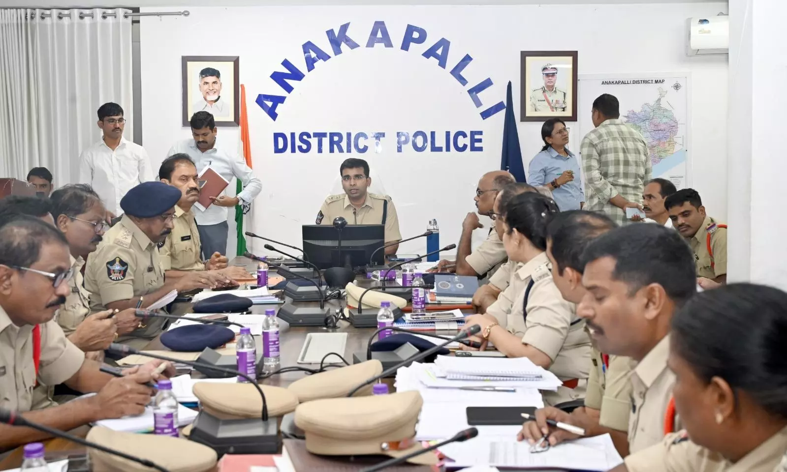 Monthly Crime Review Meeting Highlights Urgent Police Initiatives in Anakapalli