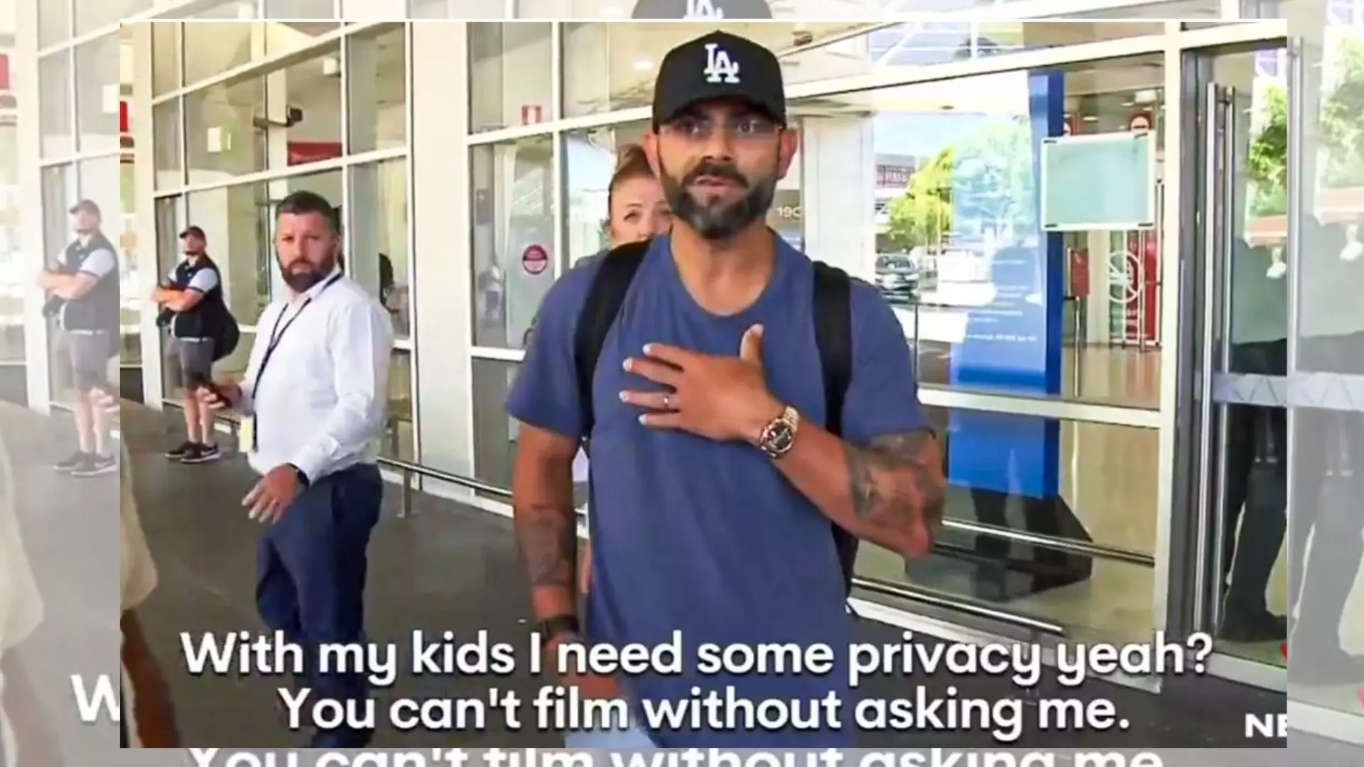 Virat Kohli Confronts Journalist Over Privacy Breach at Melbourne Airport