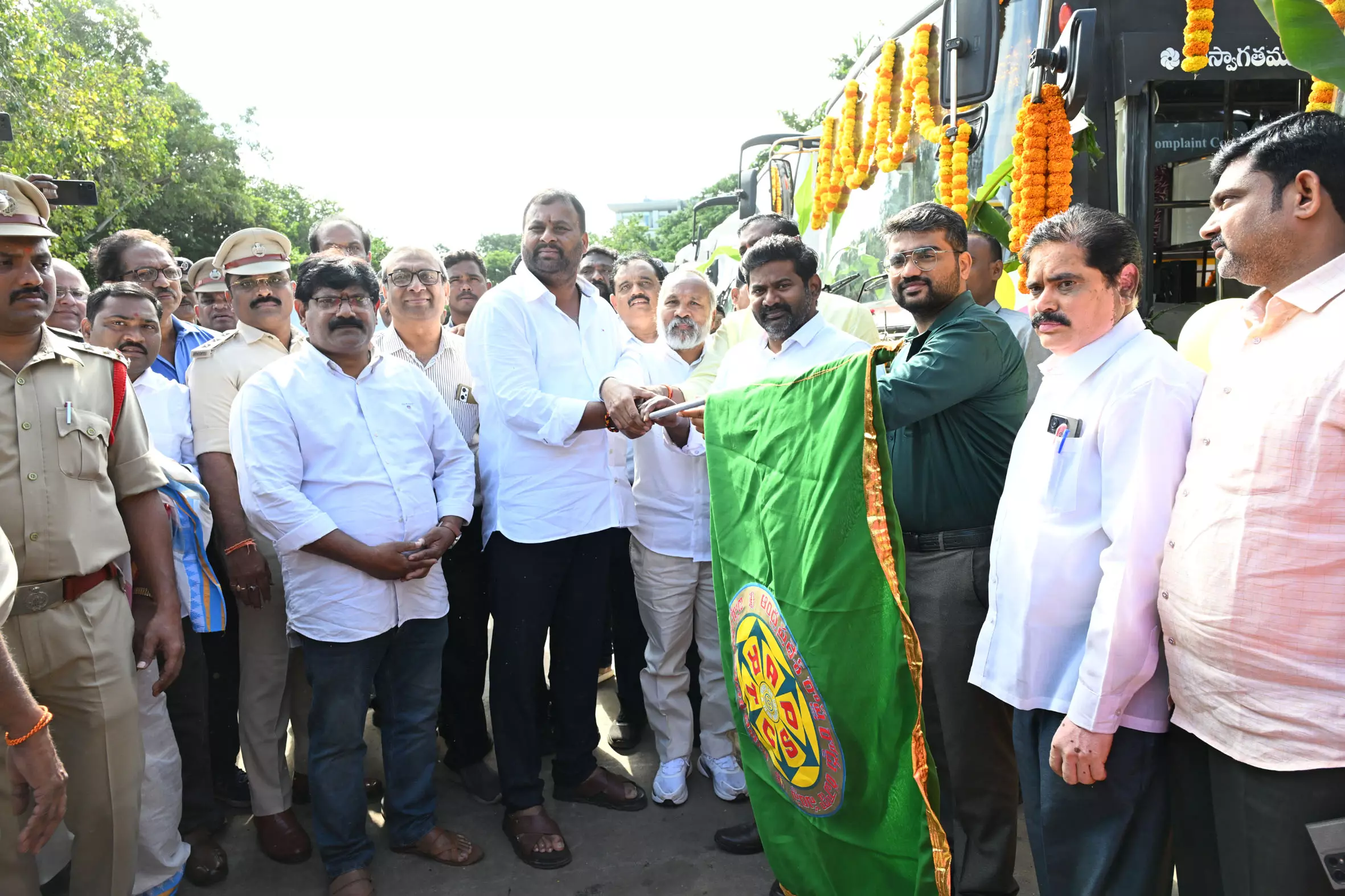 Transport Minister Inaugurates New Bus Services in Vizag