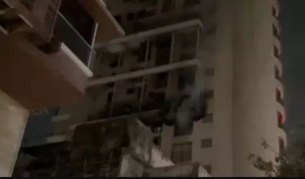 Fire in Mumbai highrise; elderly woman hospitalised, 9 persons rescued