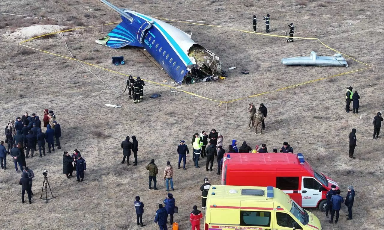 Azerbaijani Airliner crashes in Kazakhstani city of Aktau