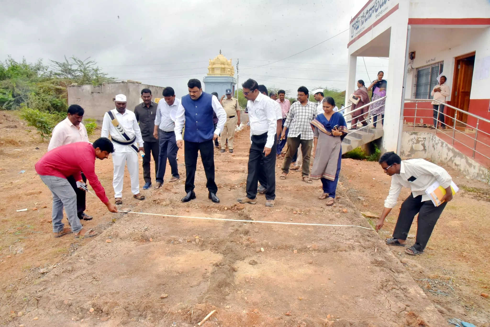 Kurnool Collector P. Ranjit Basha Stresses Quality in CC Road Construction