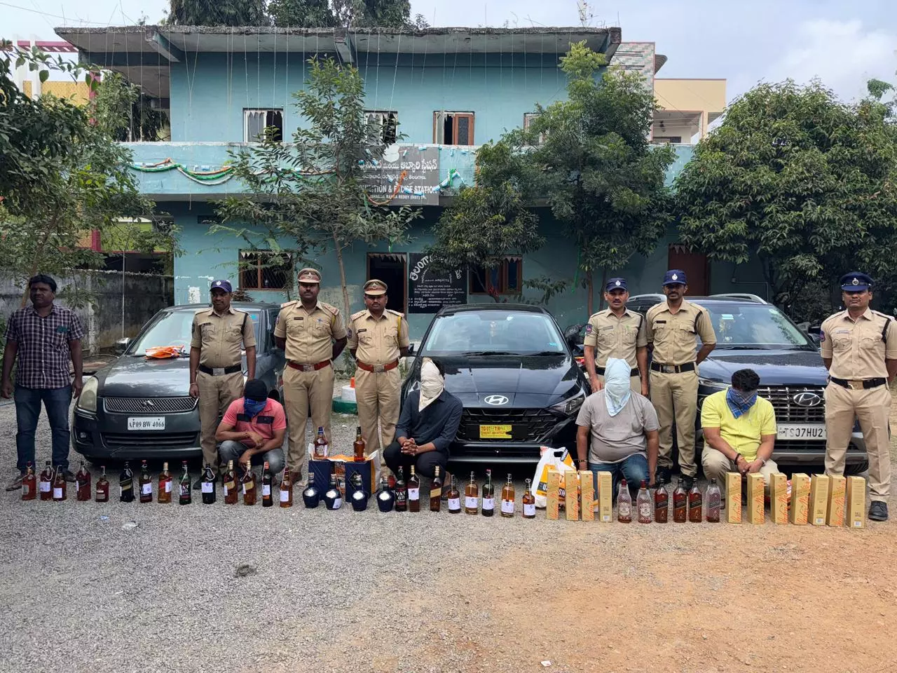 RGIA constable, home guard among 4 held for selling duty-free liquor against norms