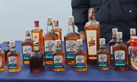 Cops Seize Rs 2 Lakh Worth Foreign Liquor in Shamshabad