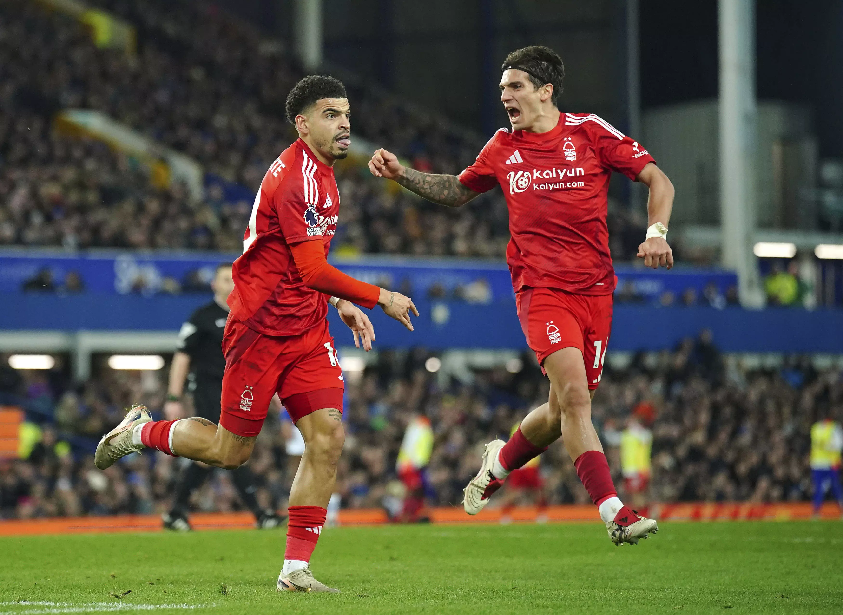 Nottingham Forest moves into 2nd place behind Liverpool in Premier League