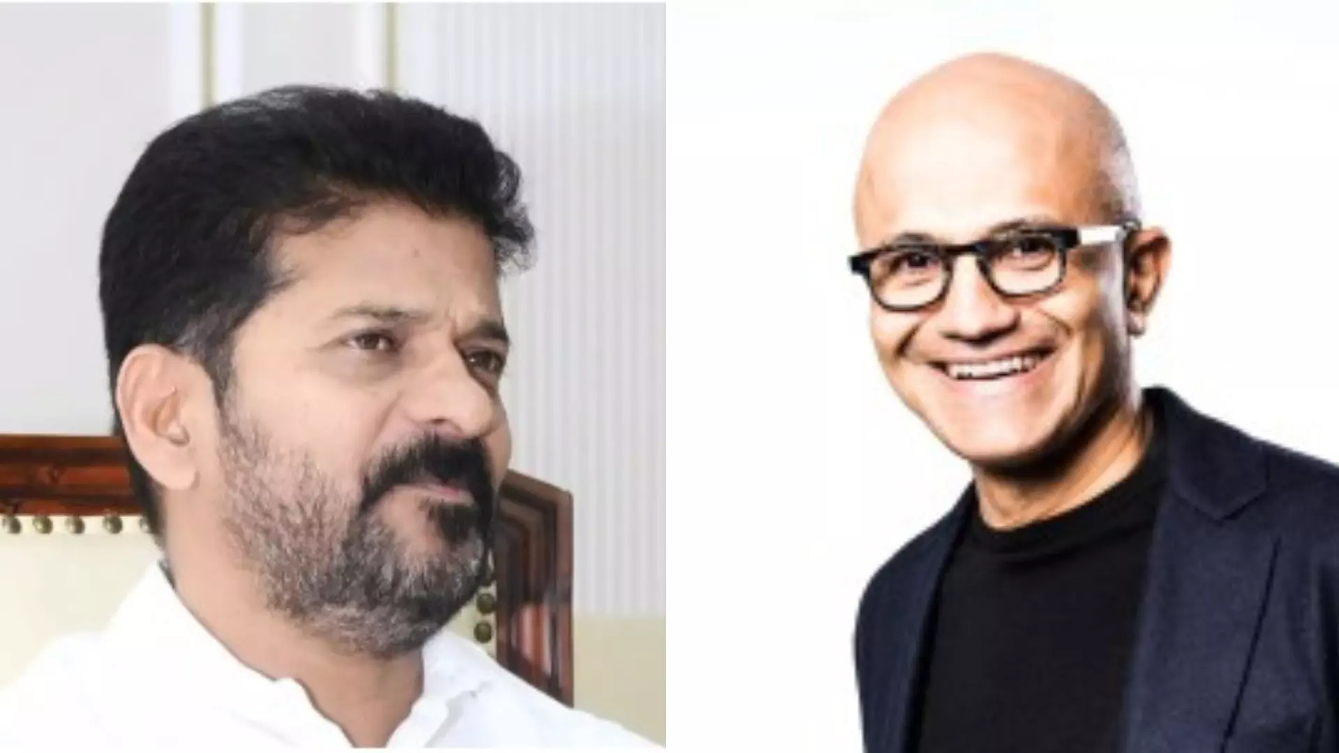 Chief Minister Revanth Reddy meets Microsoft CEO Satya Nadella