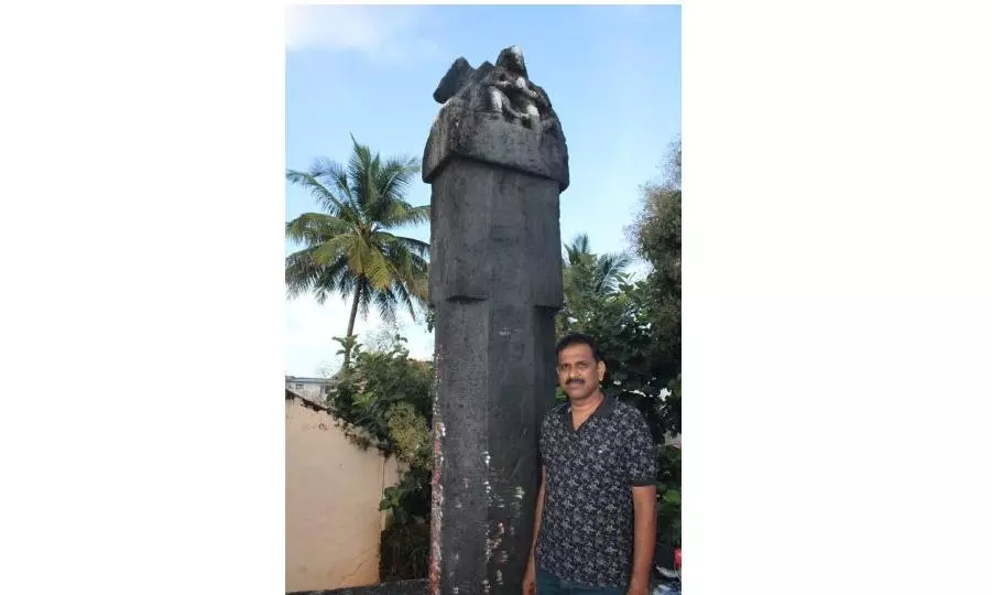 Karnataka: Rare Garudanandi Pillar Unearthed in Bilasunur