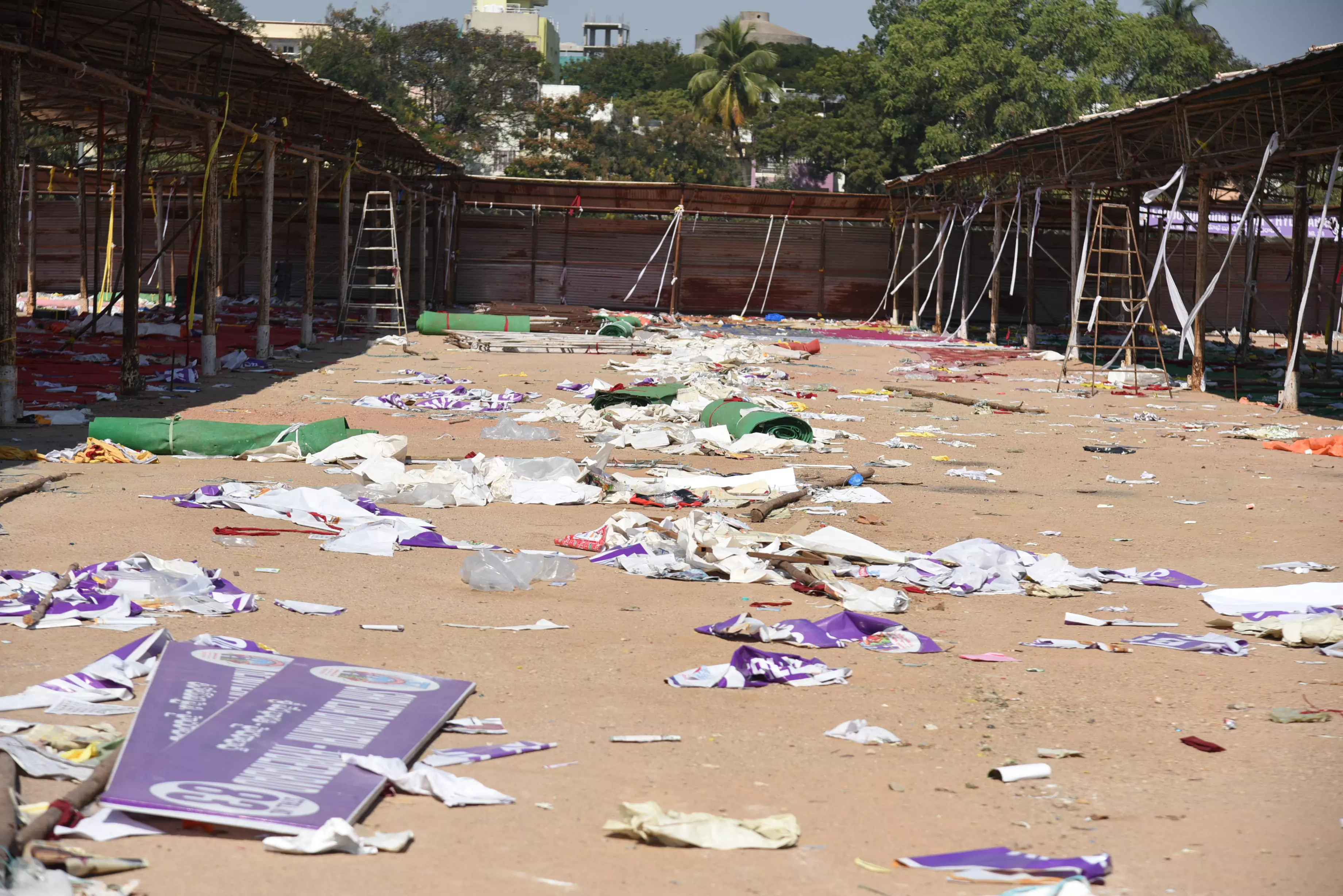 Book Fair Aftermath: NTR Stadium in a Mess