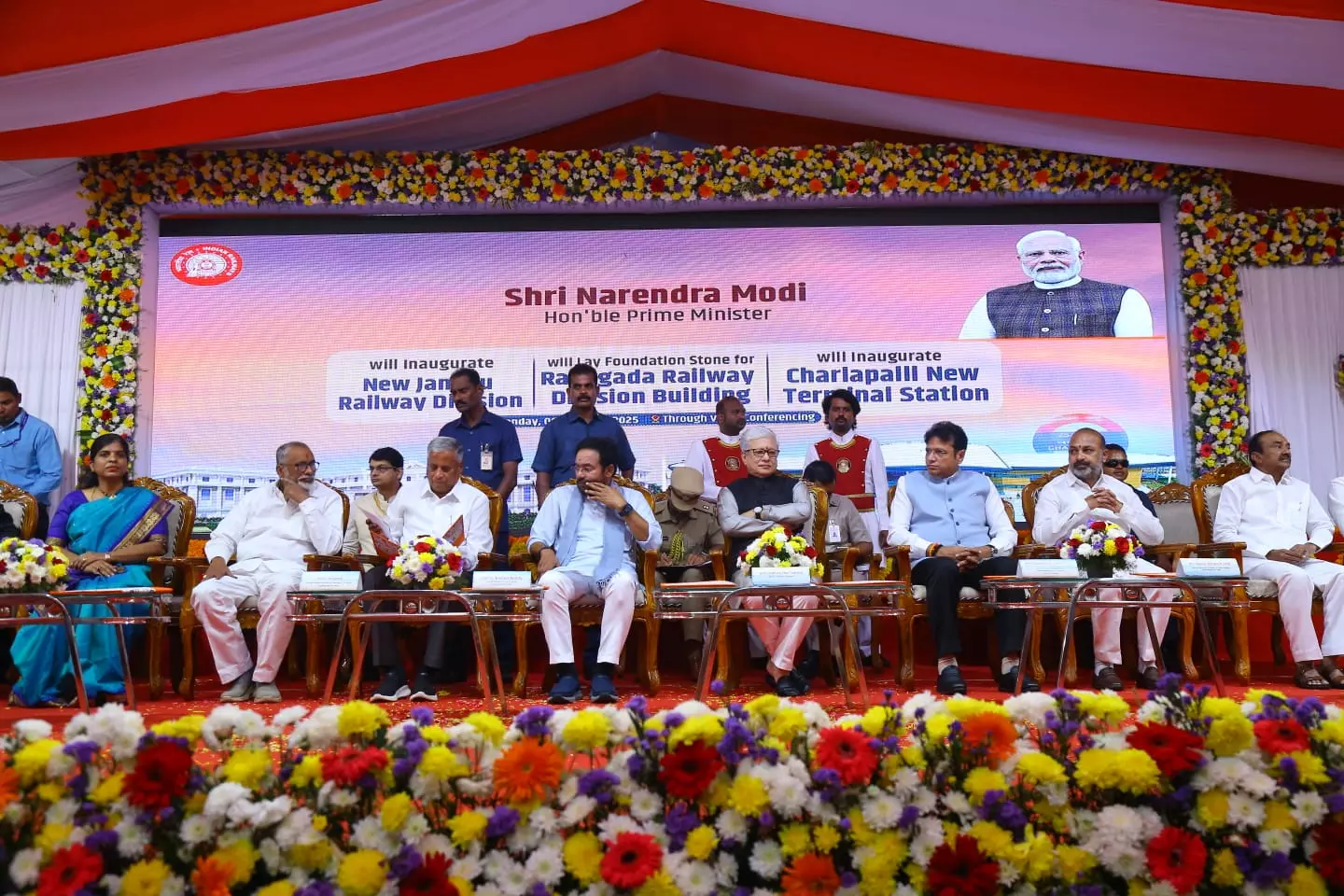 Modi inaugurates Charlapalli new railway terminal station