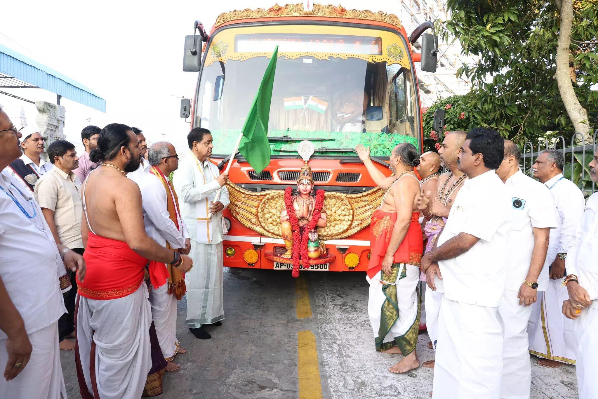 Srivari Kalyanaratham Departs for Prayagraj Kumbh Mela