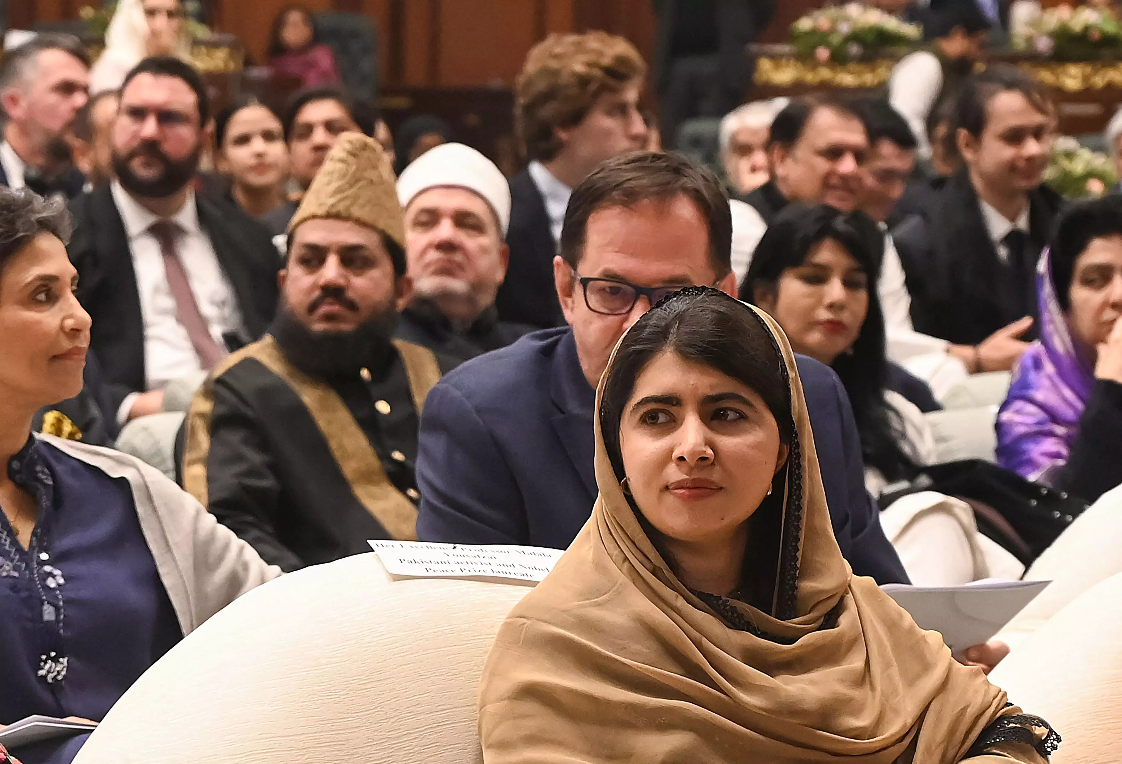 Malala Yousafzai attends Muslim girls' education conference snubbed by Taliban