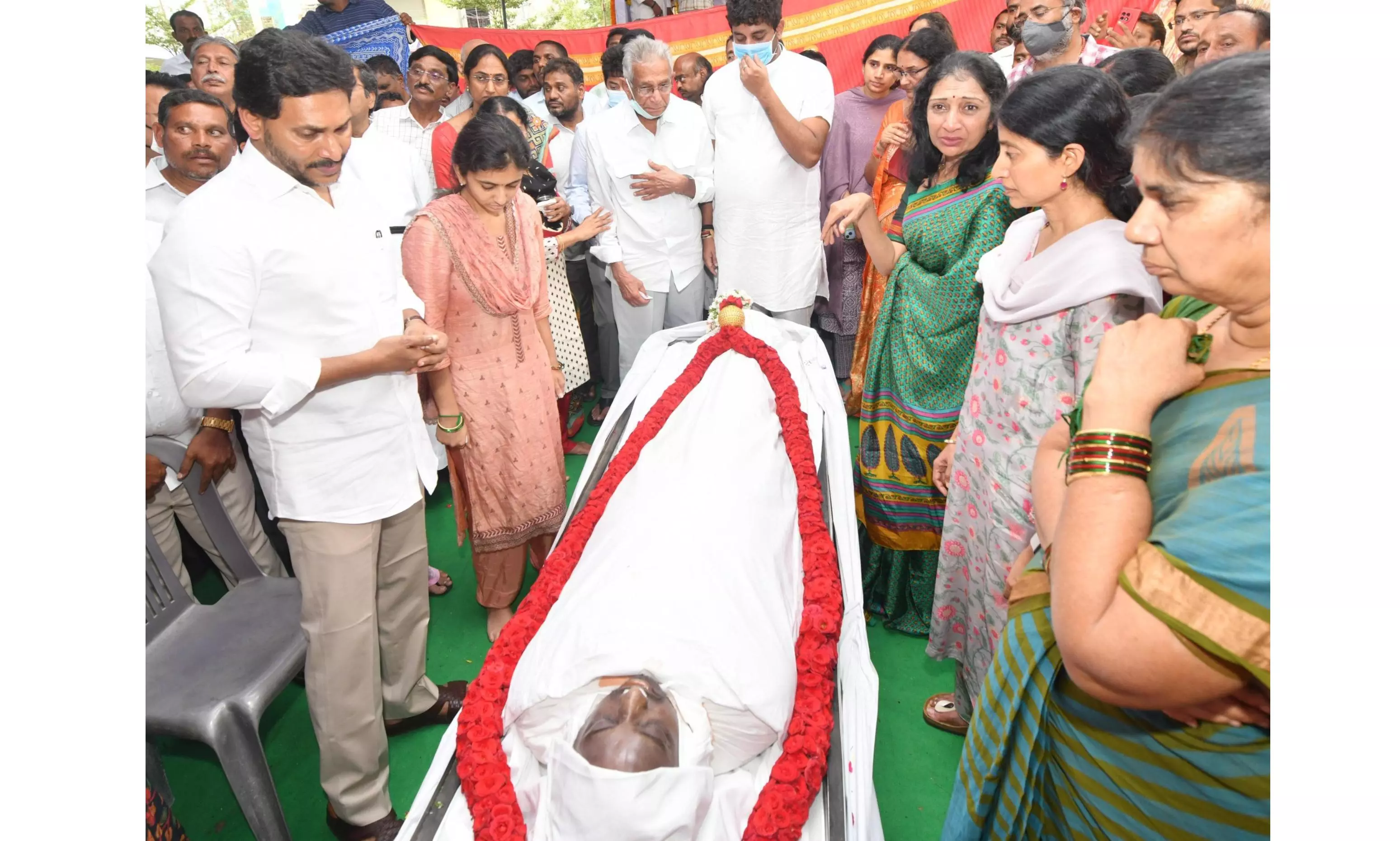 Y.S. Abhishek Reddy’s Last Rites at Pulivendula