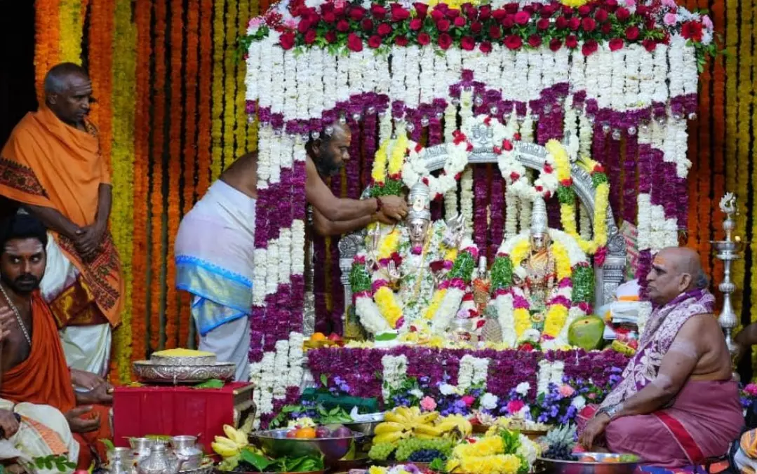 Kalyanotsavam Celebrated in Srisailam