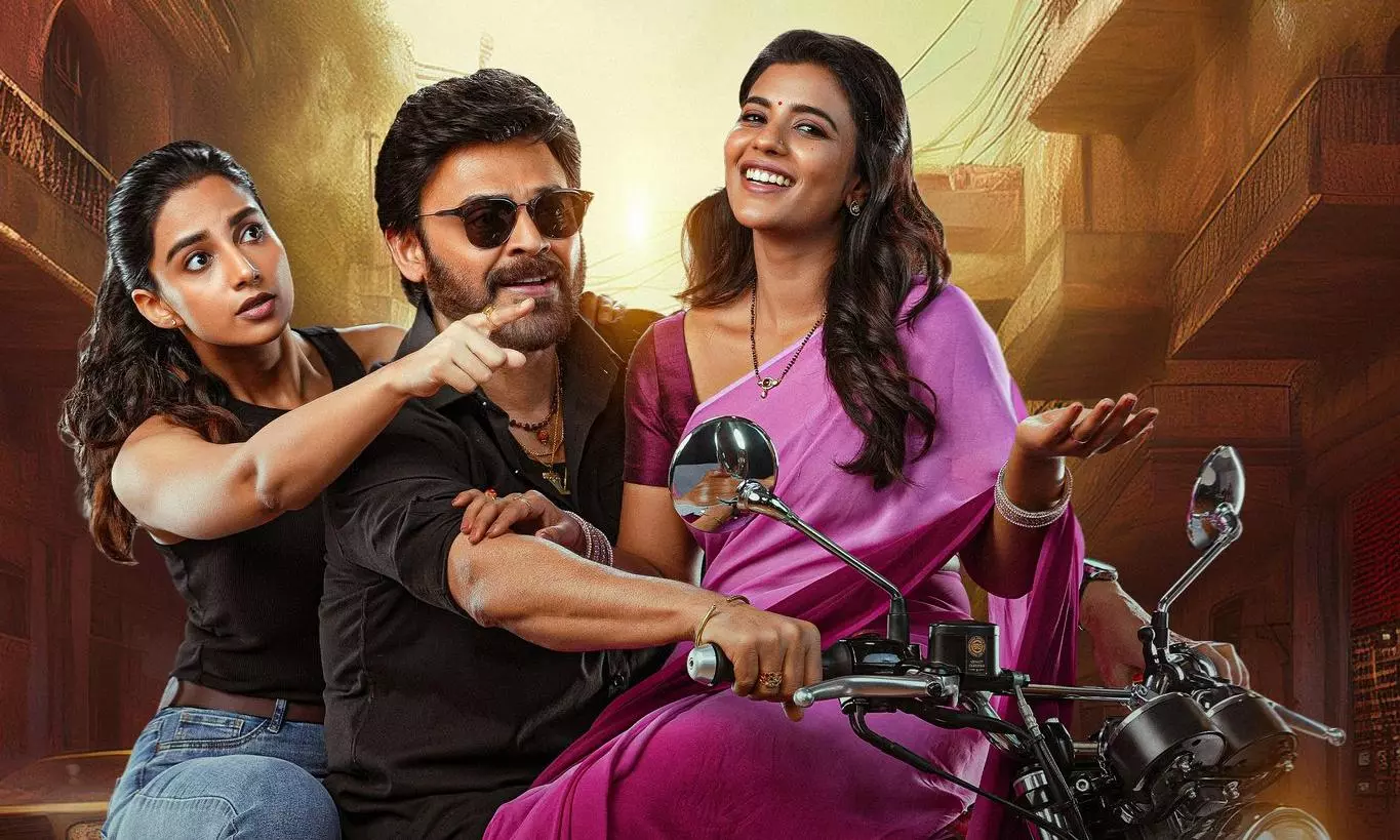 Venkatesh does heavy lifting for Sankranthiki Vasthunam