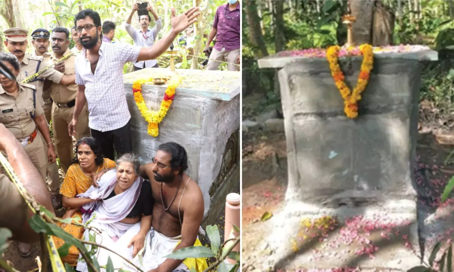 Kerala police exhume body of man who attained samadhi