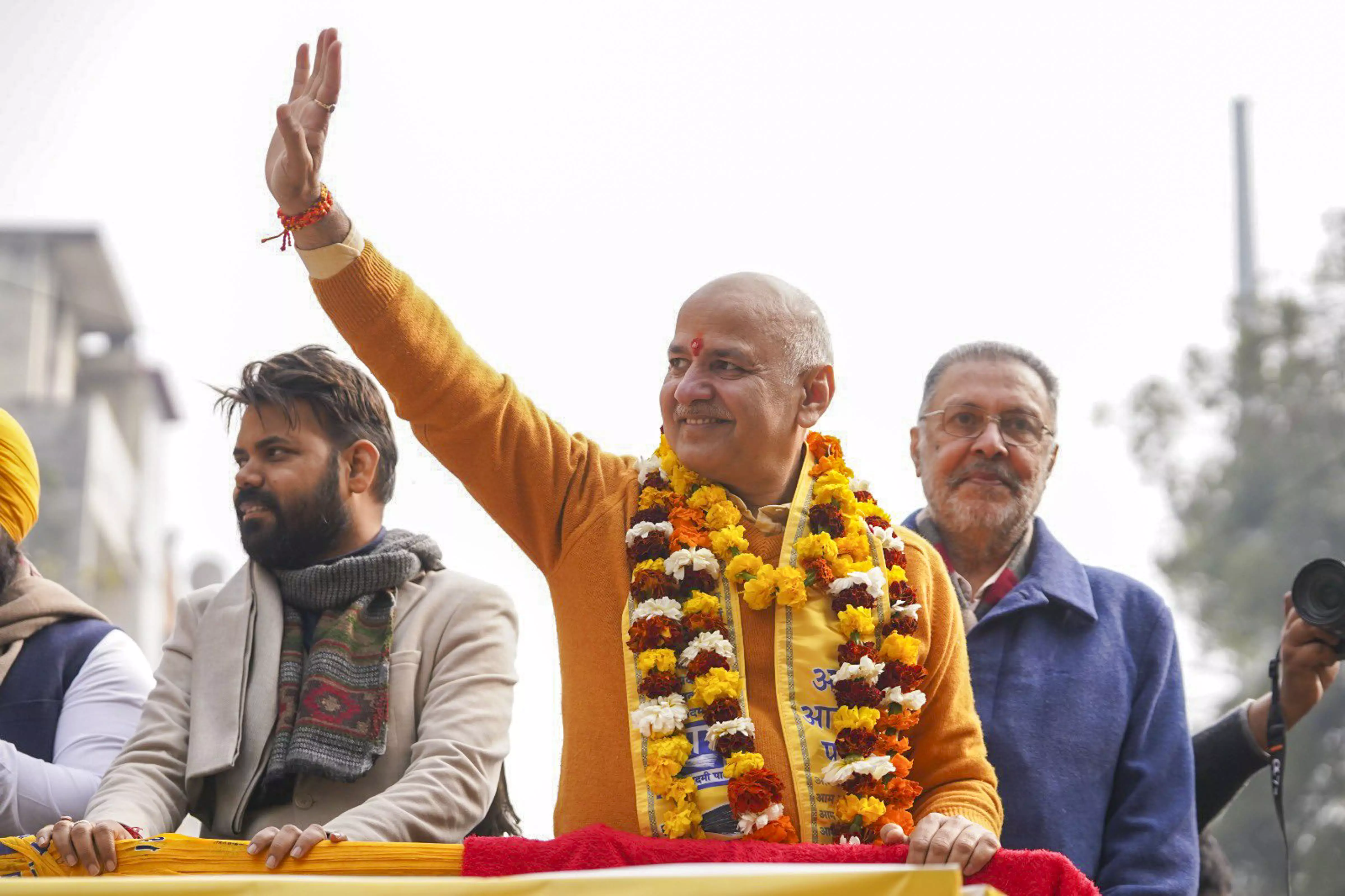 Manish Sisodia files nomination papers for Delhi polls