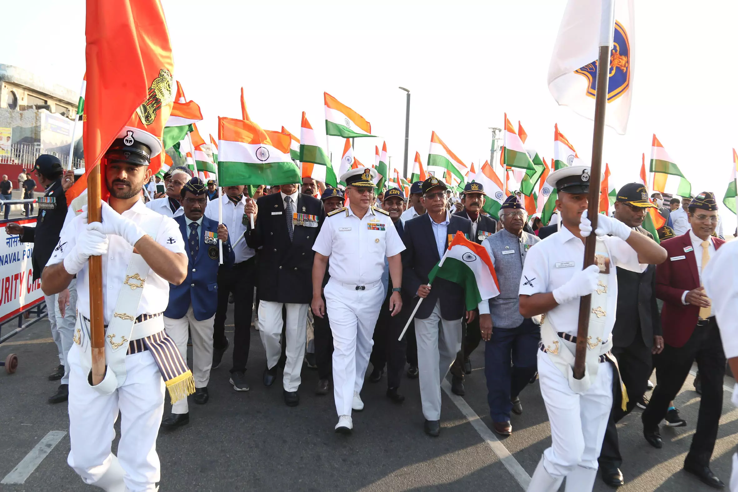 Armed Forces Veterans Day Parade Held in Vizag