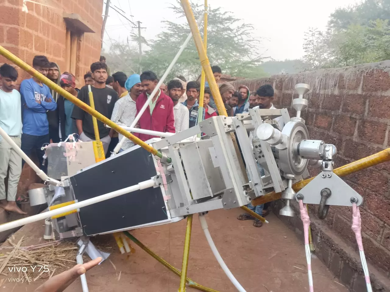 TIFR Weather Balloon Lands in Bidar sparking curiosity among locals