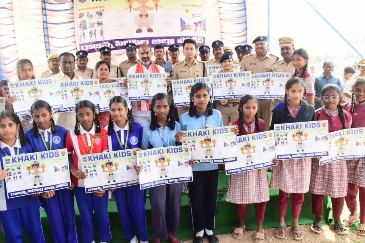 'Khaki Kids' Initiative Launched in Rajanna Sircilla