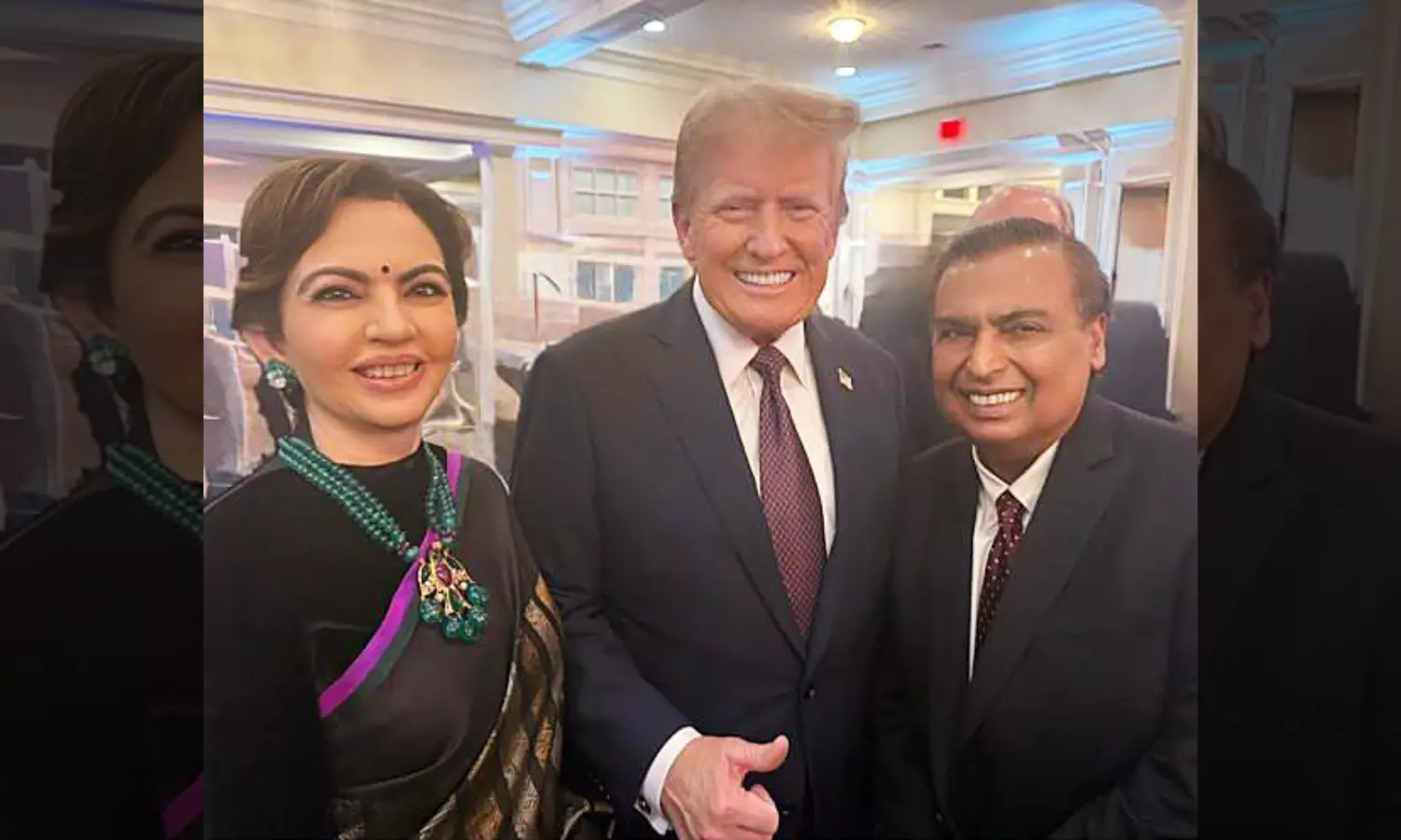 Mukesh, Nita Ambani meet U.S. President-Elect Donald Trump before swearing-in Ceremony