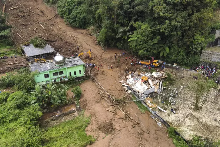 Landslides, flash floods on Indonesia's island leave 16 dead, 9 missing