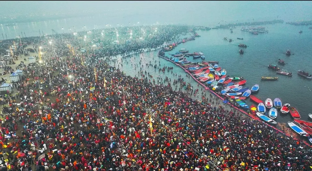 Devotees from Telangana, AP make beeline to Maha Kumbh mela