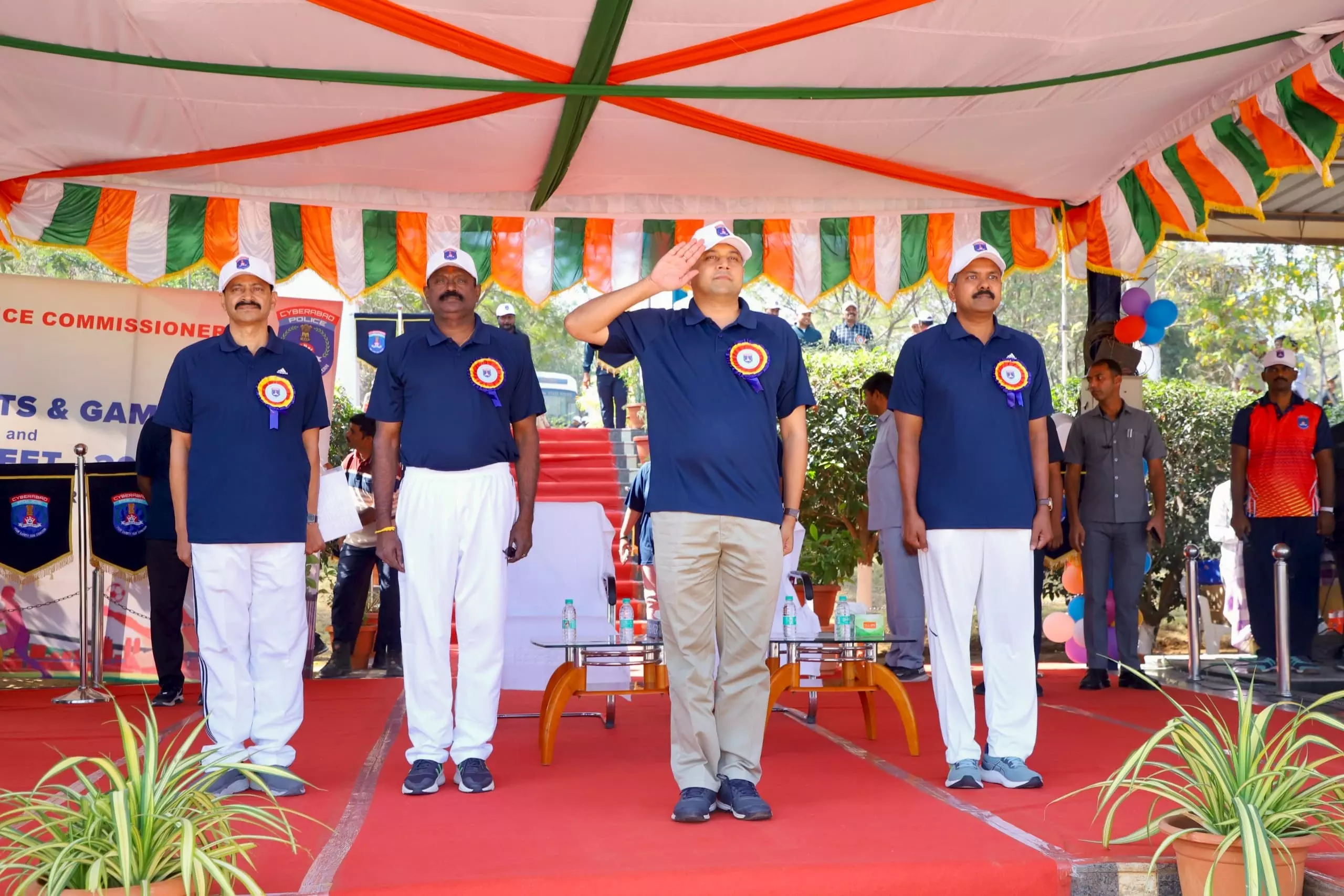 Cyberabad Police Chief Avinash Mohanty inaugurates sports meet