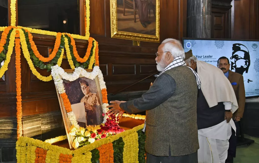 Modi, Murmu pay tribute to Netaji Subhas Chandra Bose