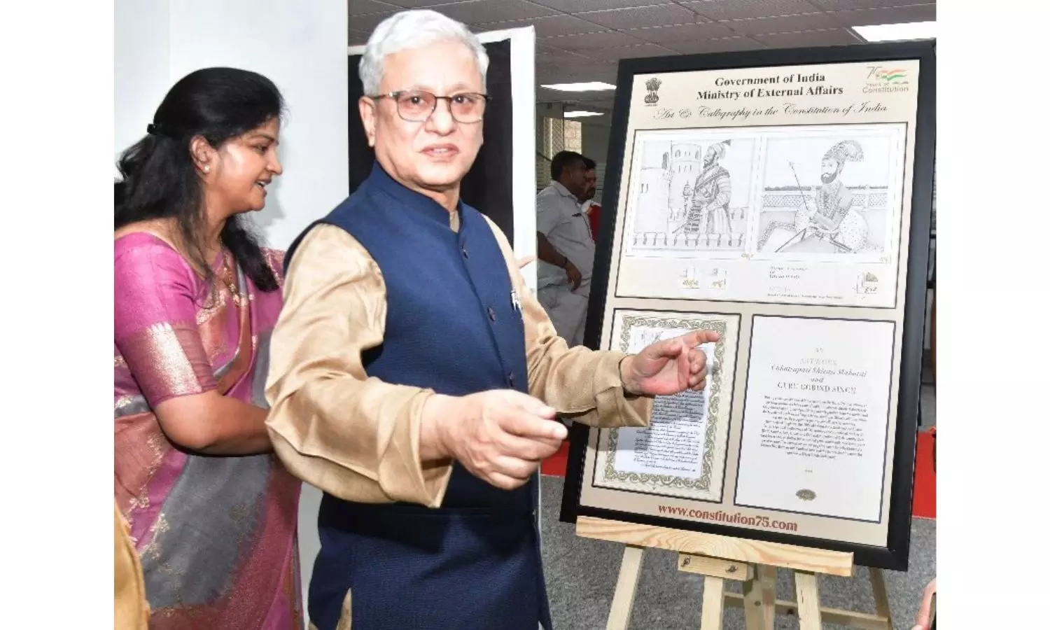 Jishnu Dev Varma inaugurates art and calligraphy special exhibition