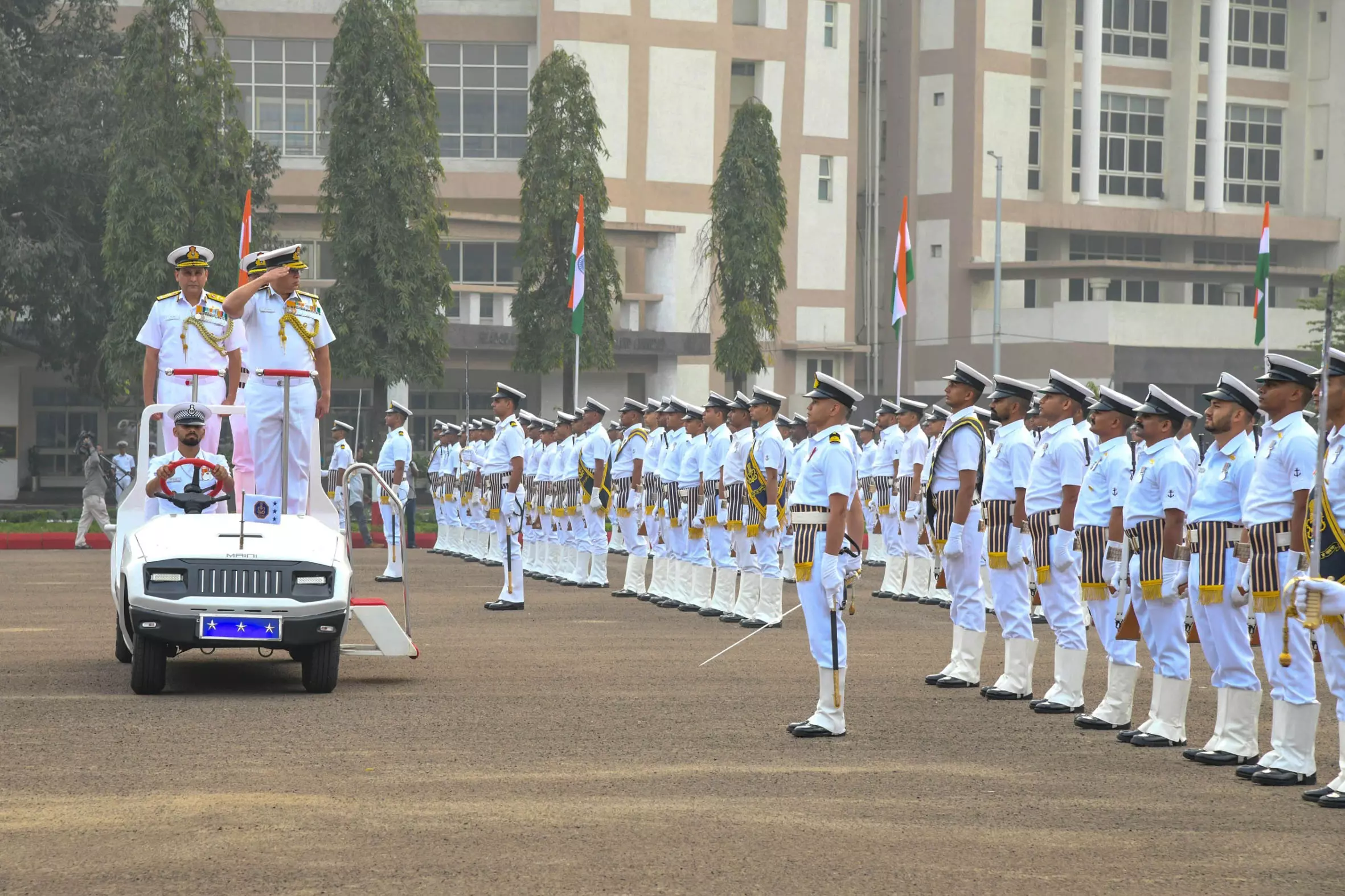 550 naval personnel mark R-Day with grand parade