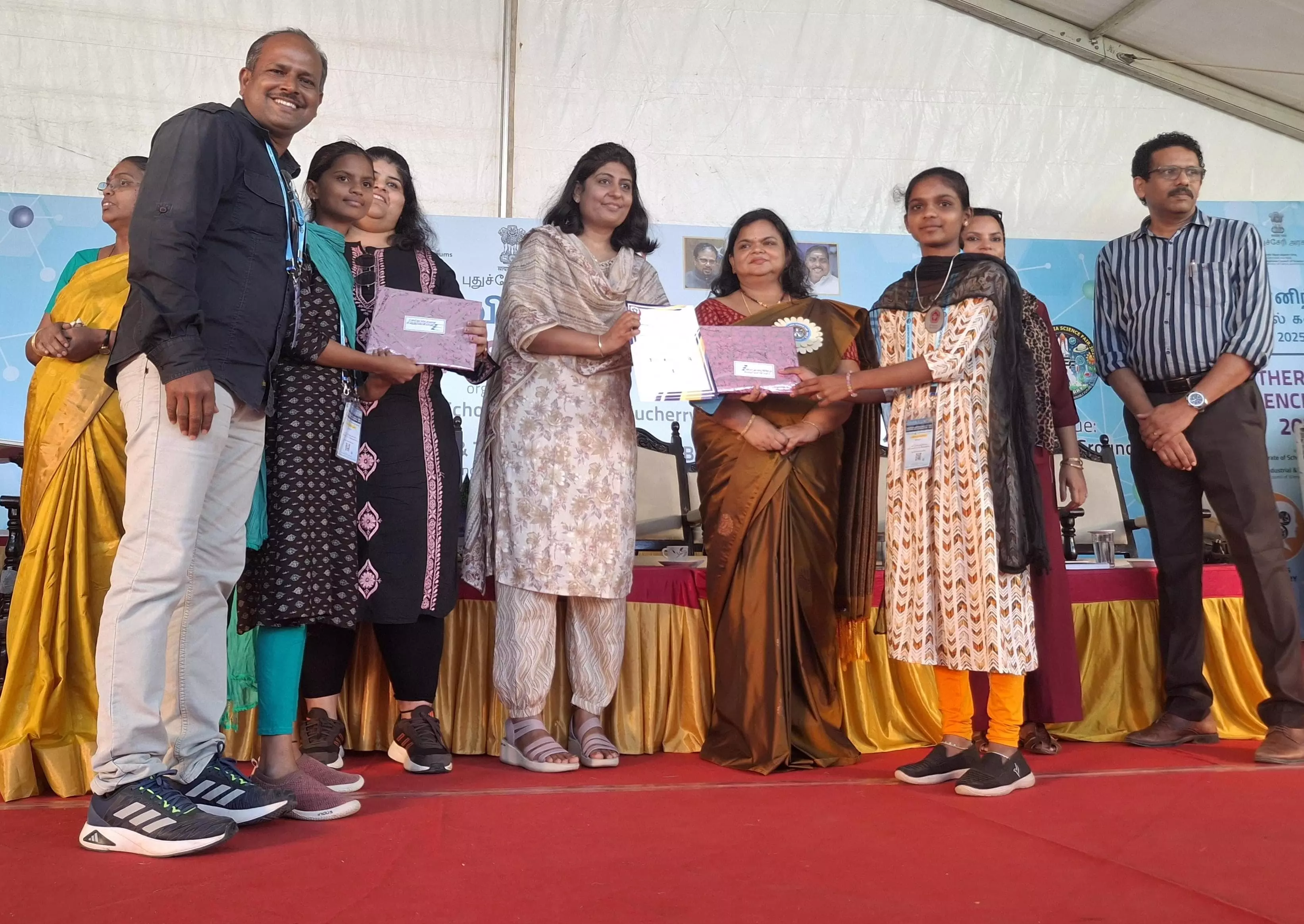 Anantapur Students Win Special Award for Multi-Utility Stick at Science Fair