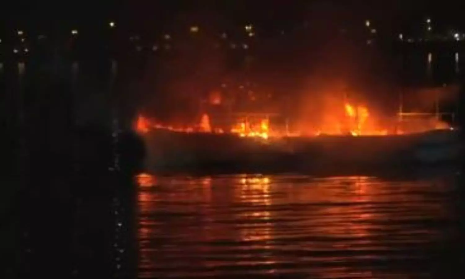 Hyderabad police books case in connection with Hussainsagar boat fire mishap