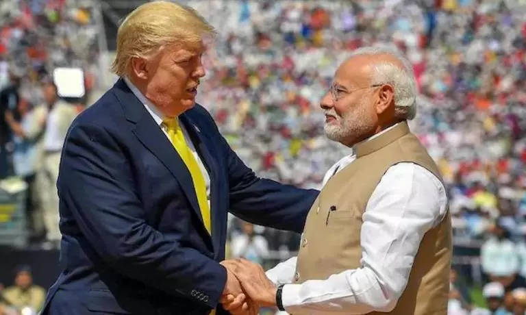 Modi, Trump Talk Peace, Prosperity